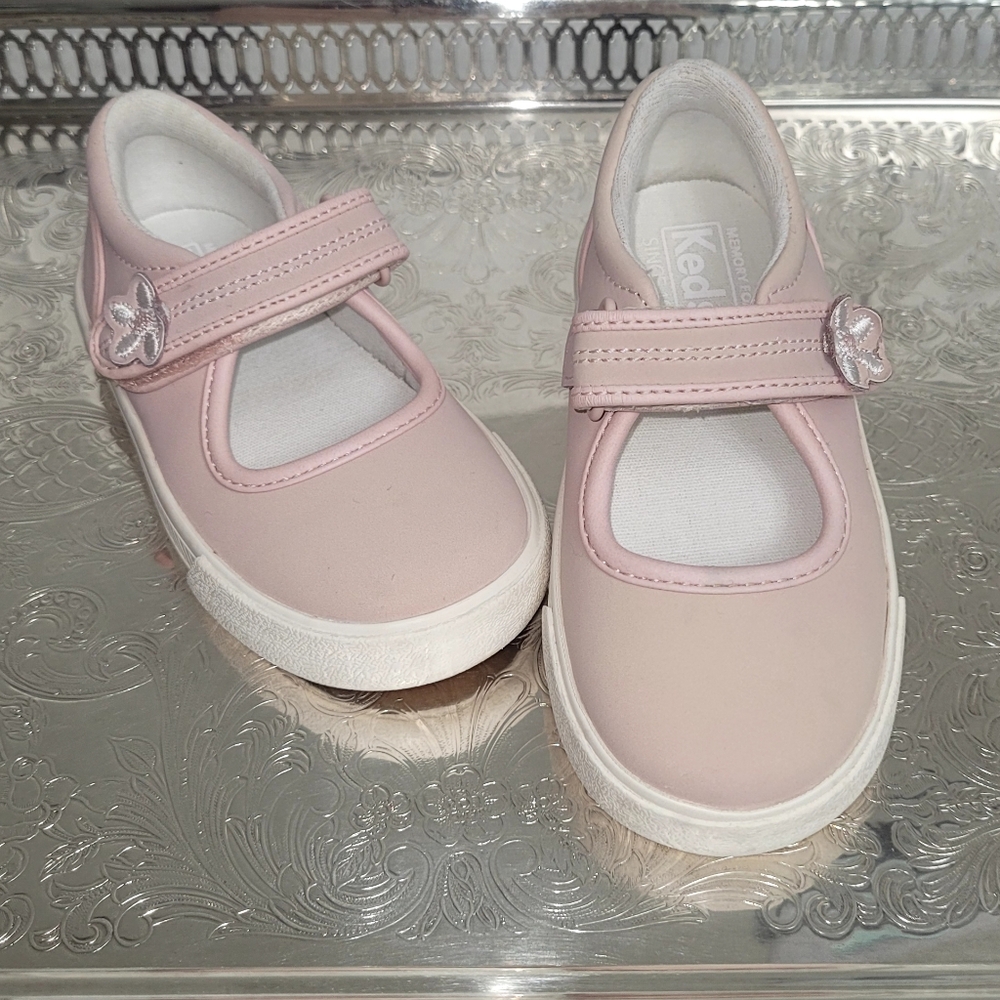 Keds Little Kids Ella Mary Jane Sneakers In Pink,  Size 6, Brand-new